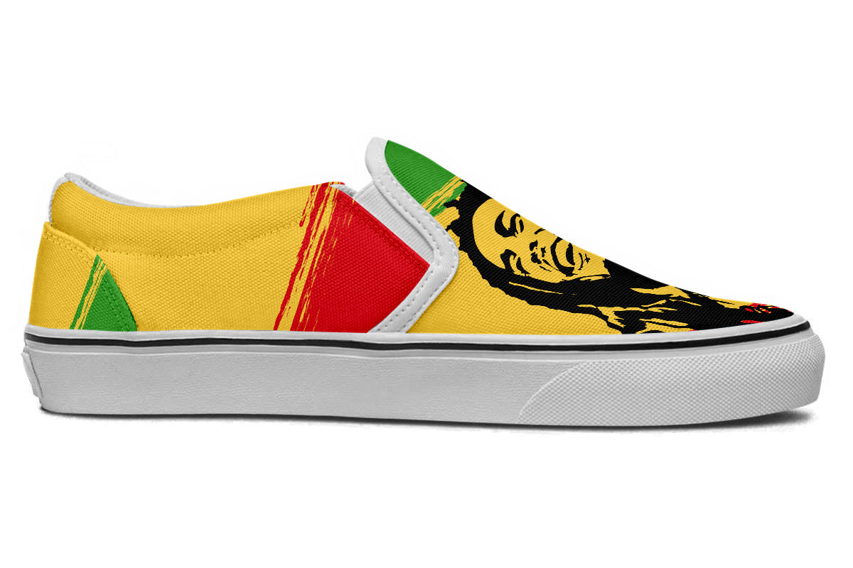 Bob Marley Slip Ons