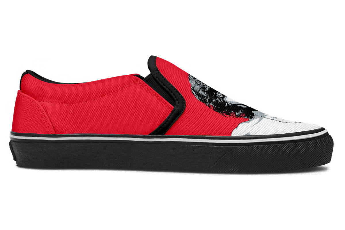 Jim Morrison Slip Ons