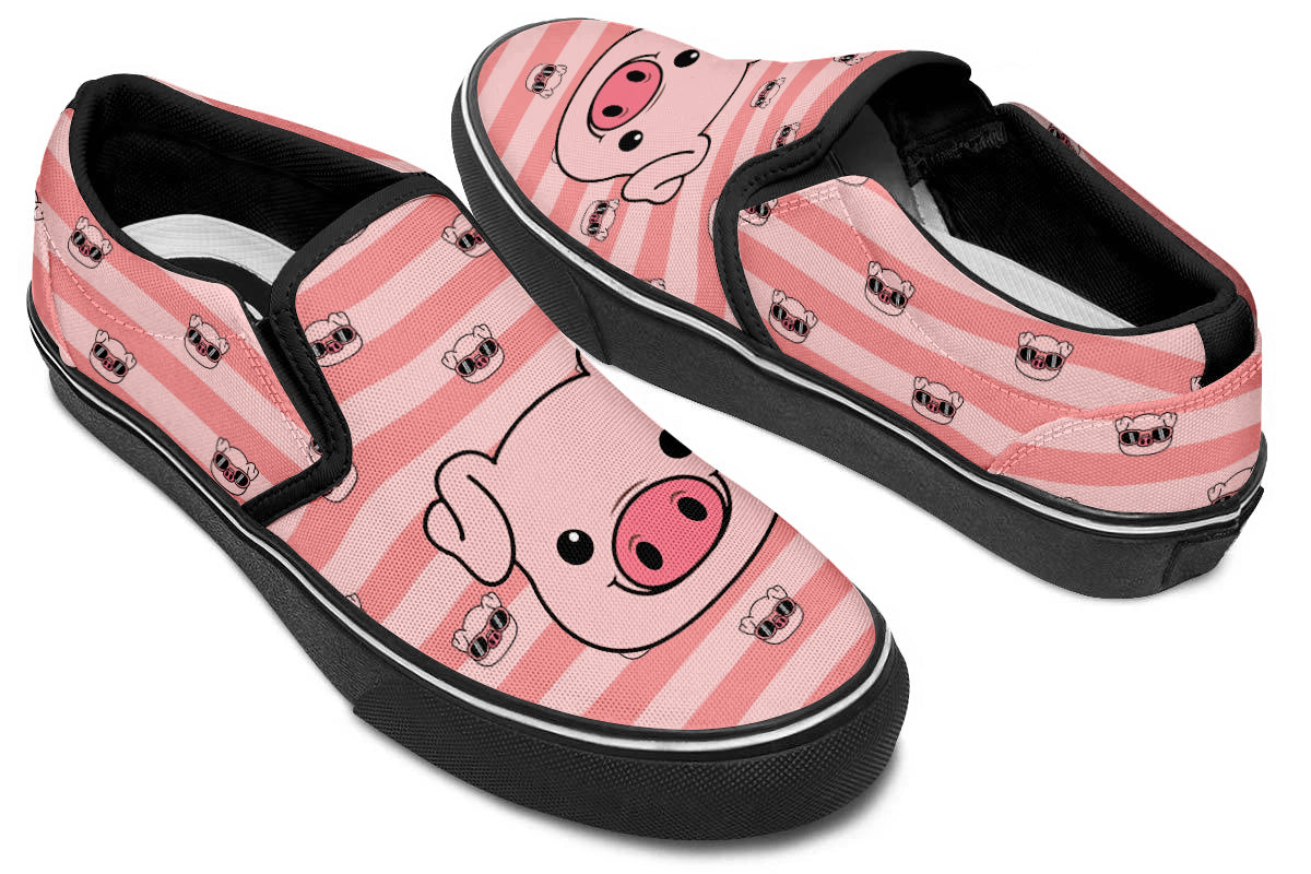 Piggy Doodle Slip Ons