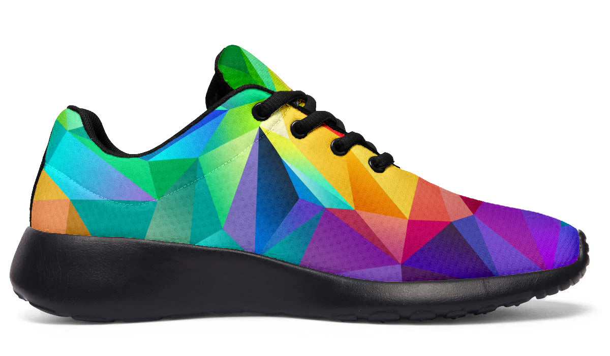 Custom Kiks Multicolor Prism Sport Shoes – Bold & Colorful Running Sneakers