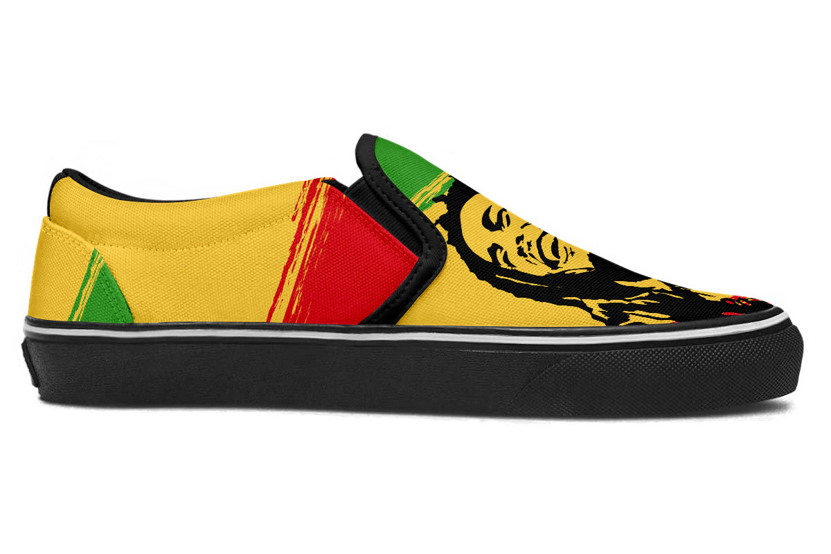 Bob Marley Slip Ons