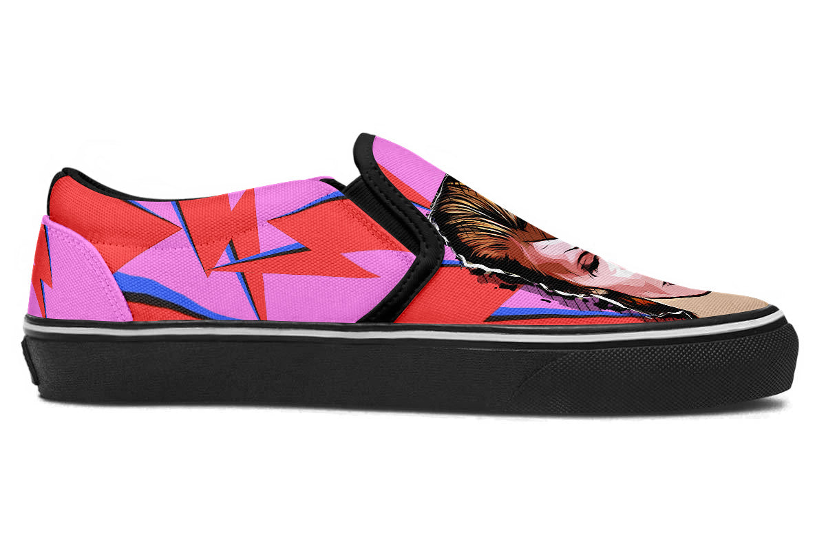 DAVID BOWIE SLIP ONS