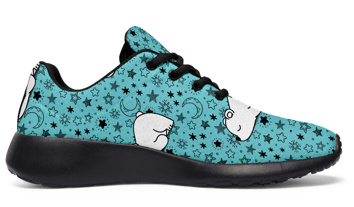 Polar Bear Starry Doodle Sneakers