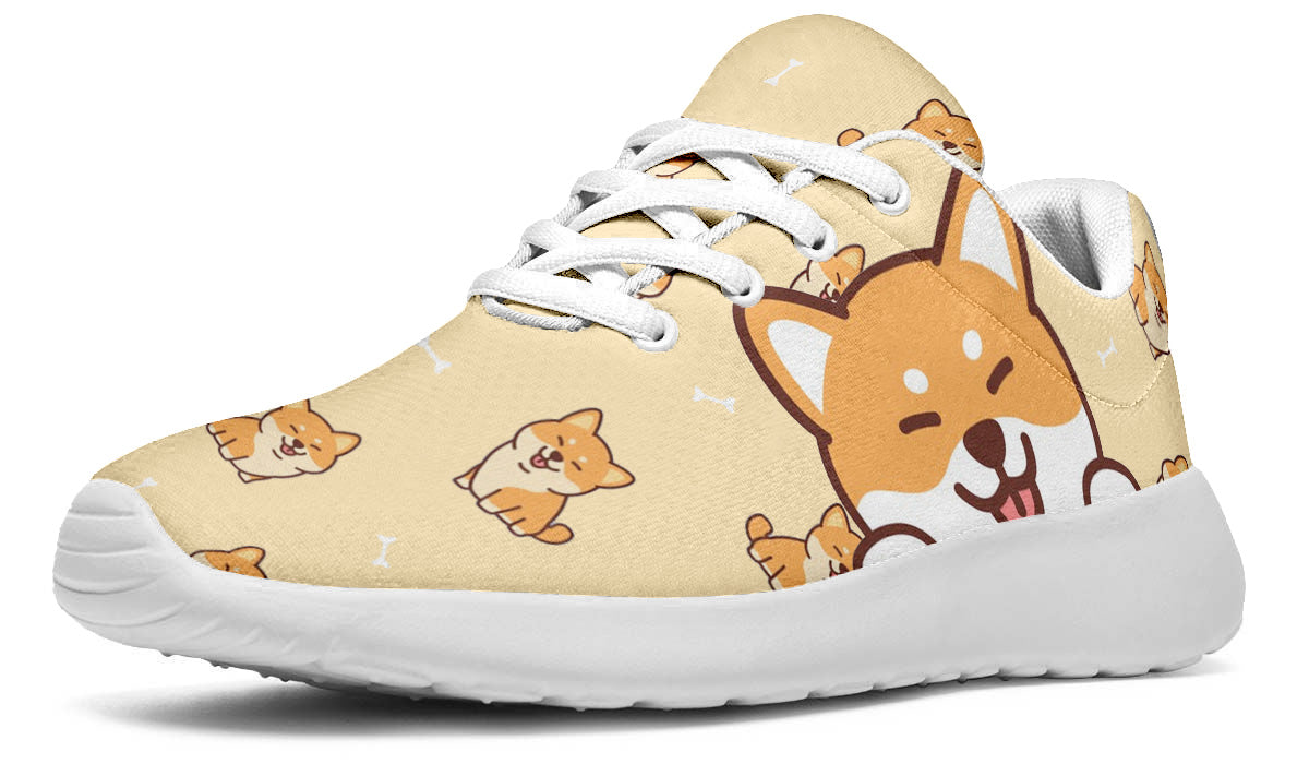 Shiba Inu Doodle Shoes