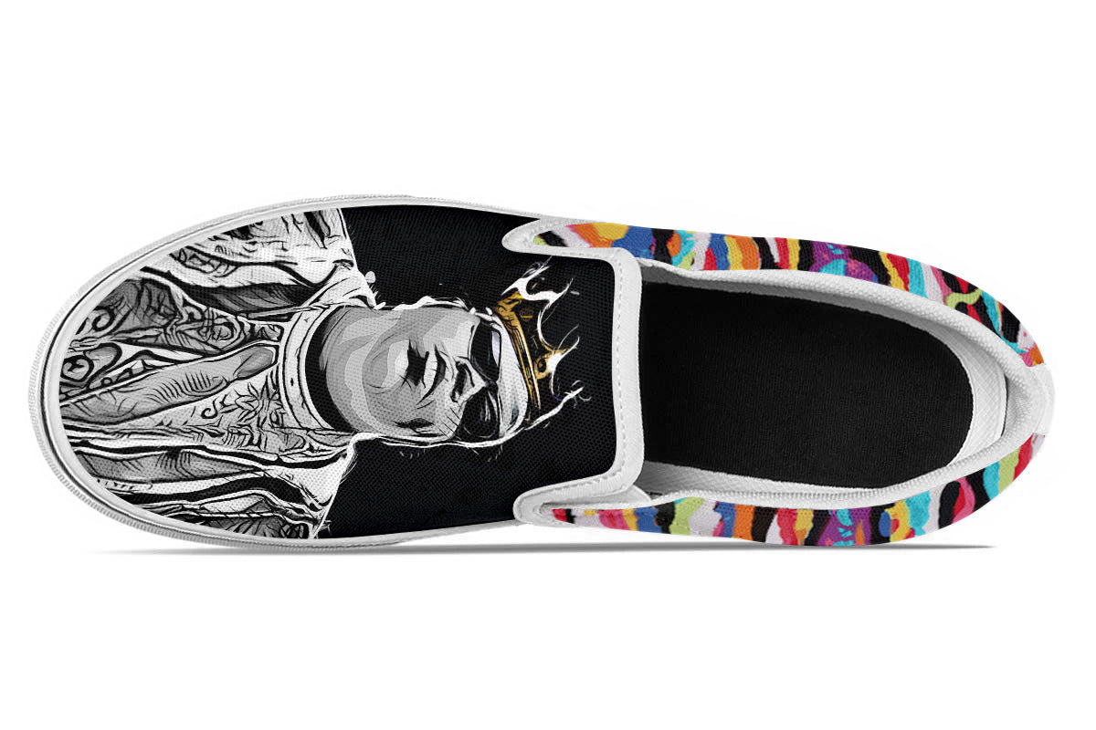 BIGGIE SMALLS SLIP ONS