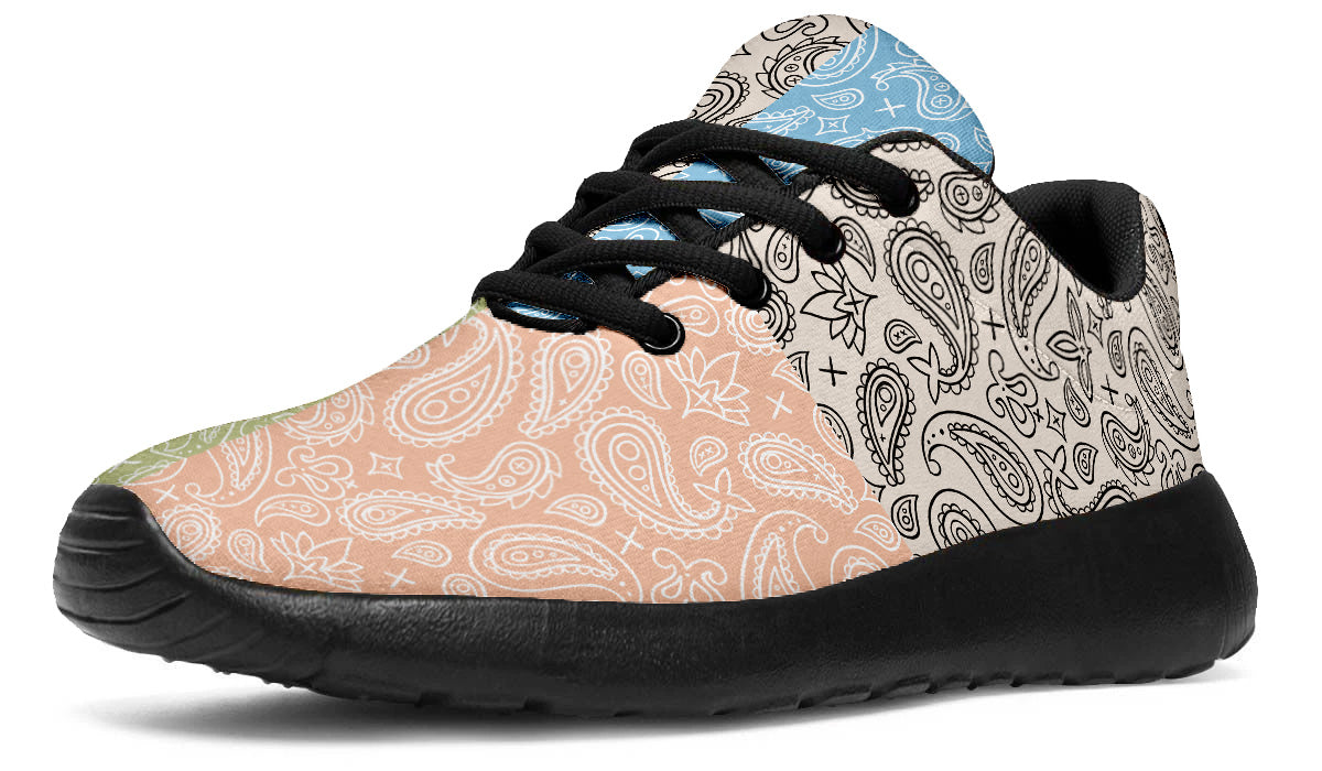 MIXED PASTEL PAISLEY SHOES