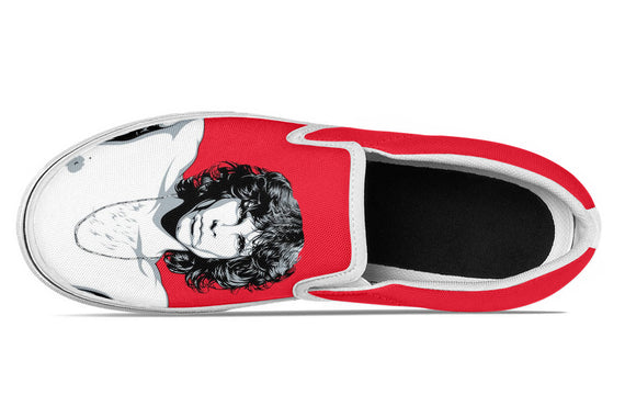 Jim Morrison Slip Ons