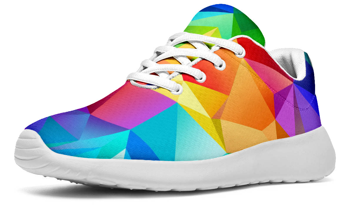 Custom Kiks Multicolor Prism Sport Shoes – Bold & Colorful Running Sneakers