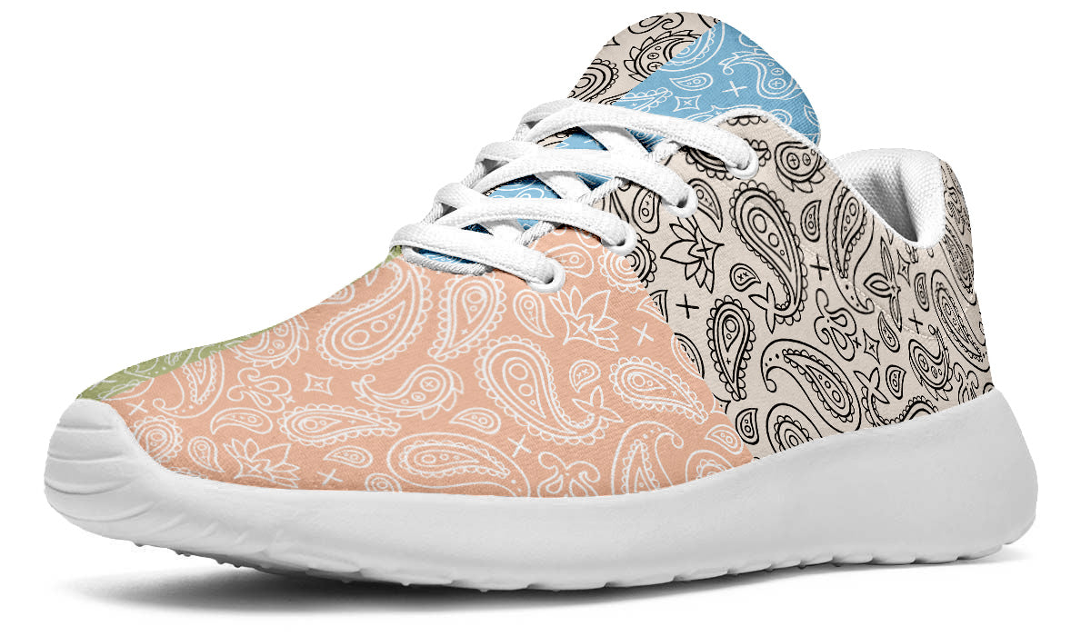MIXED PASTEL PAISLEY SHOES