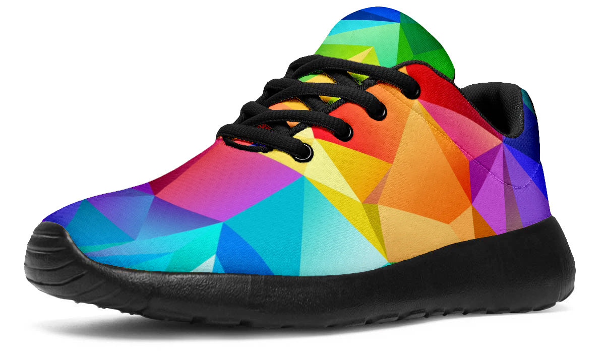 Custom Kiks Multicolor Prism Sport Shoes – Bold & Colorful Running Sneakers