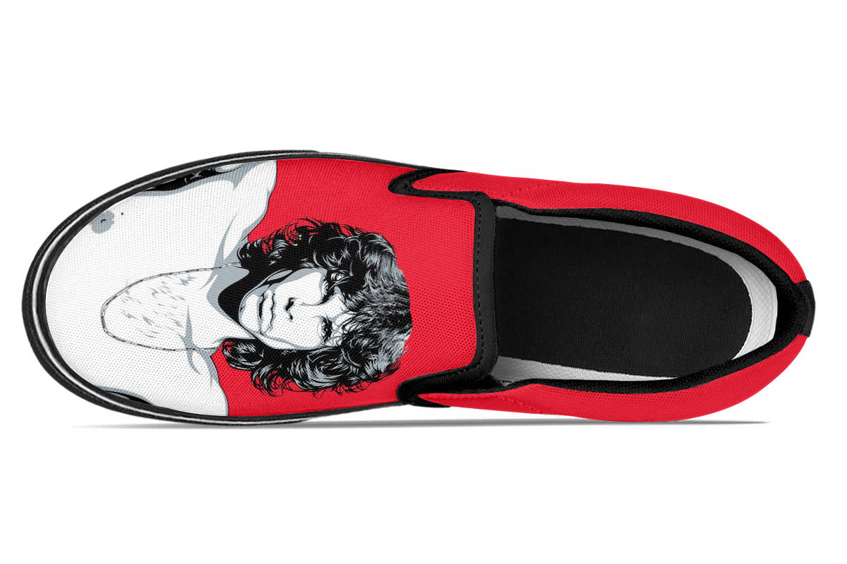 Jim Morrison Slip Ons