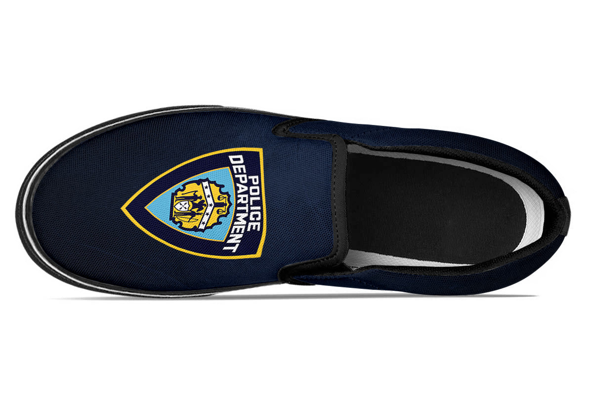 Police Slip Ons