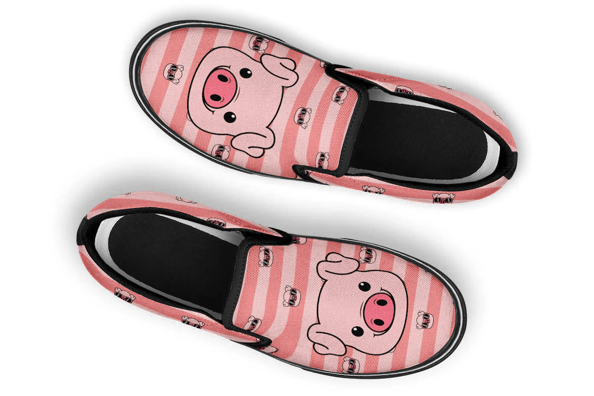 Piggy Doodle Slip Ons