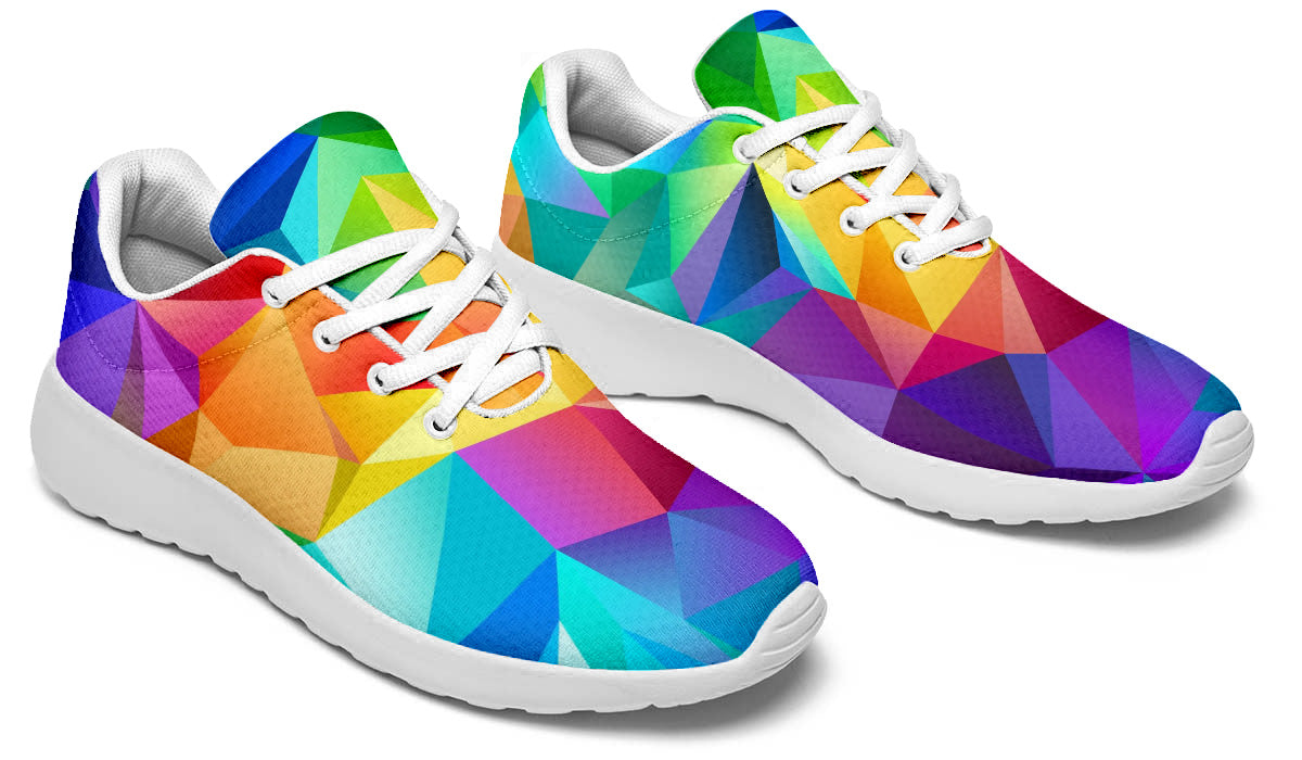 Custom Kiks Multicolor Prism Sport Shoes – Bold & Colorful Running Sneakers