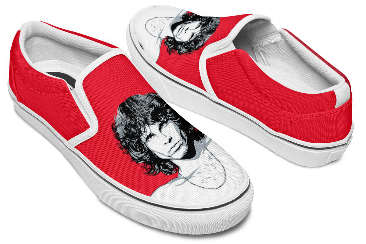 Jim Morrison Slip Ons