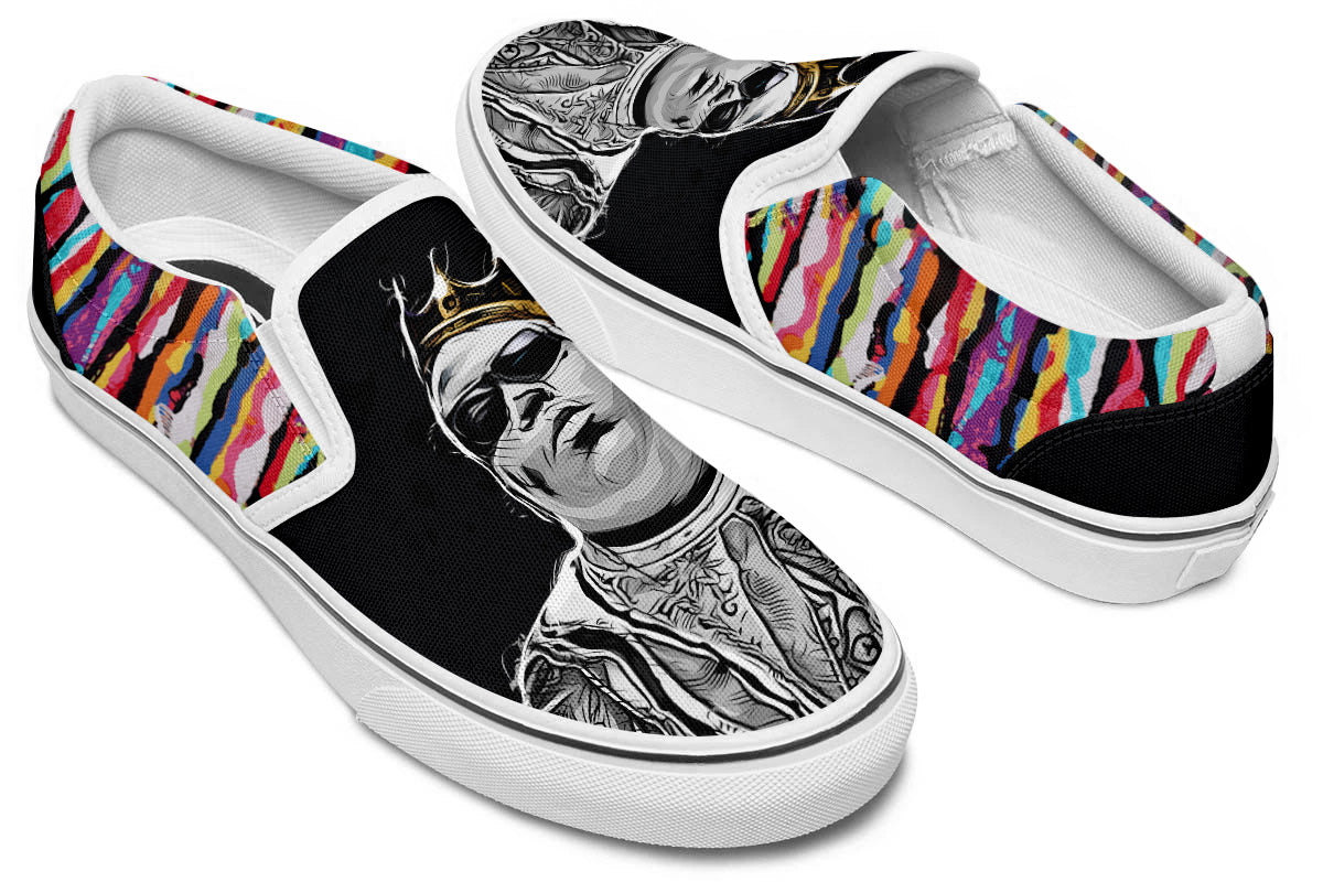 BIGGIE SMALLS SLIP ONS