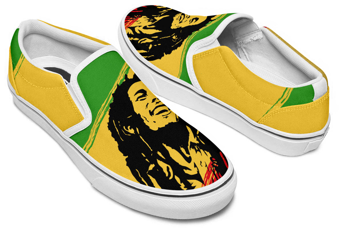 Bob Marley Slip Ons