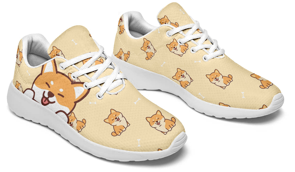 Shiba Inu Doodle Shoes