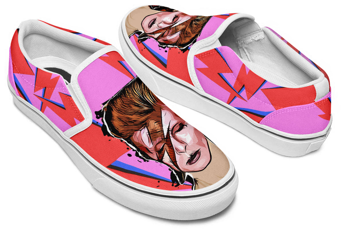 DAVID BOWIE SLIP ONS