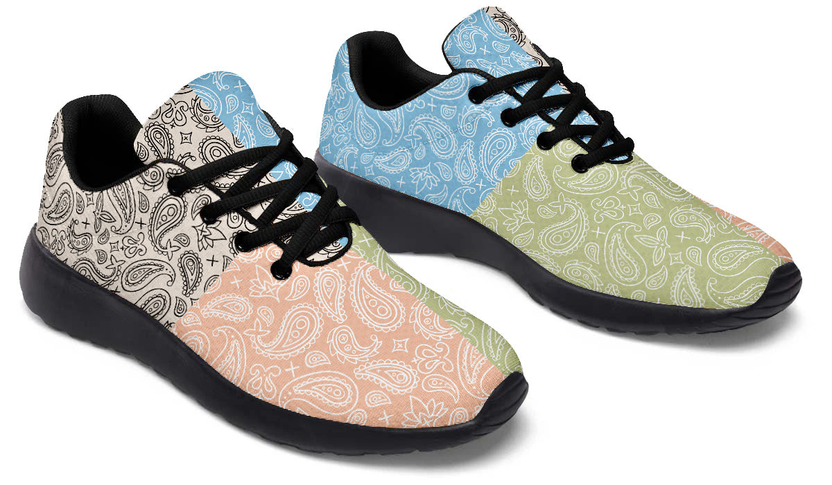 MIXED PASTEL PAISLEY SHOES
