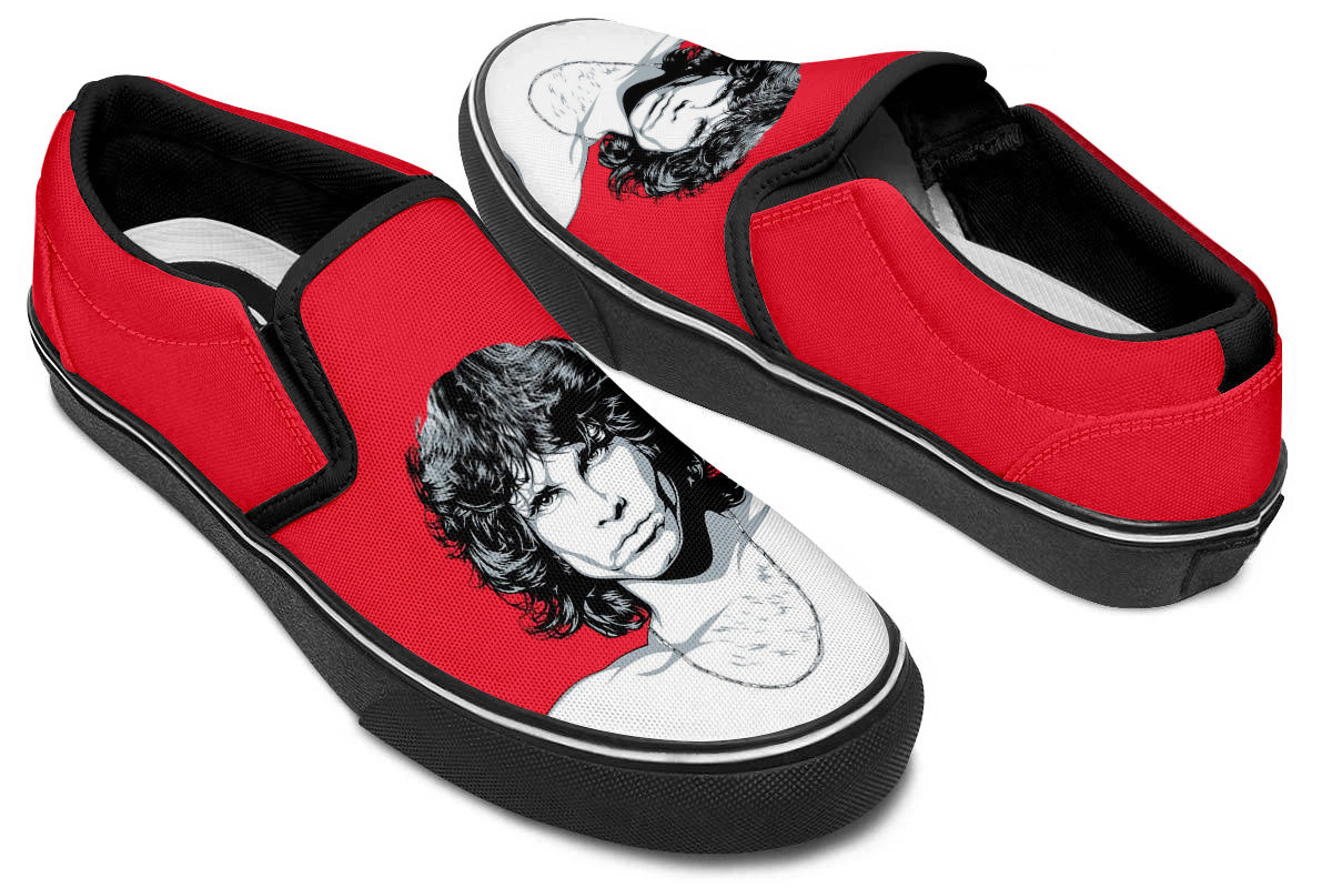 Jim Morrison Slip Ons