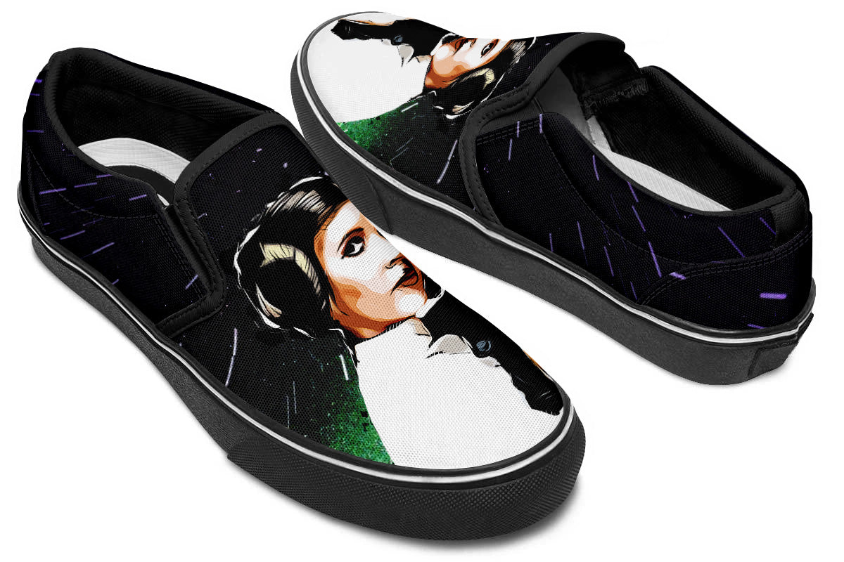 PRINCESS LEIA SLIP ONS