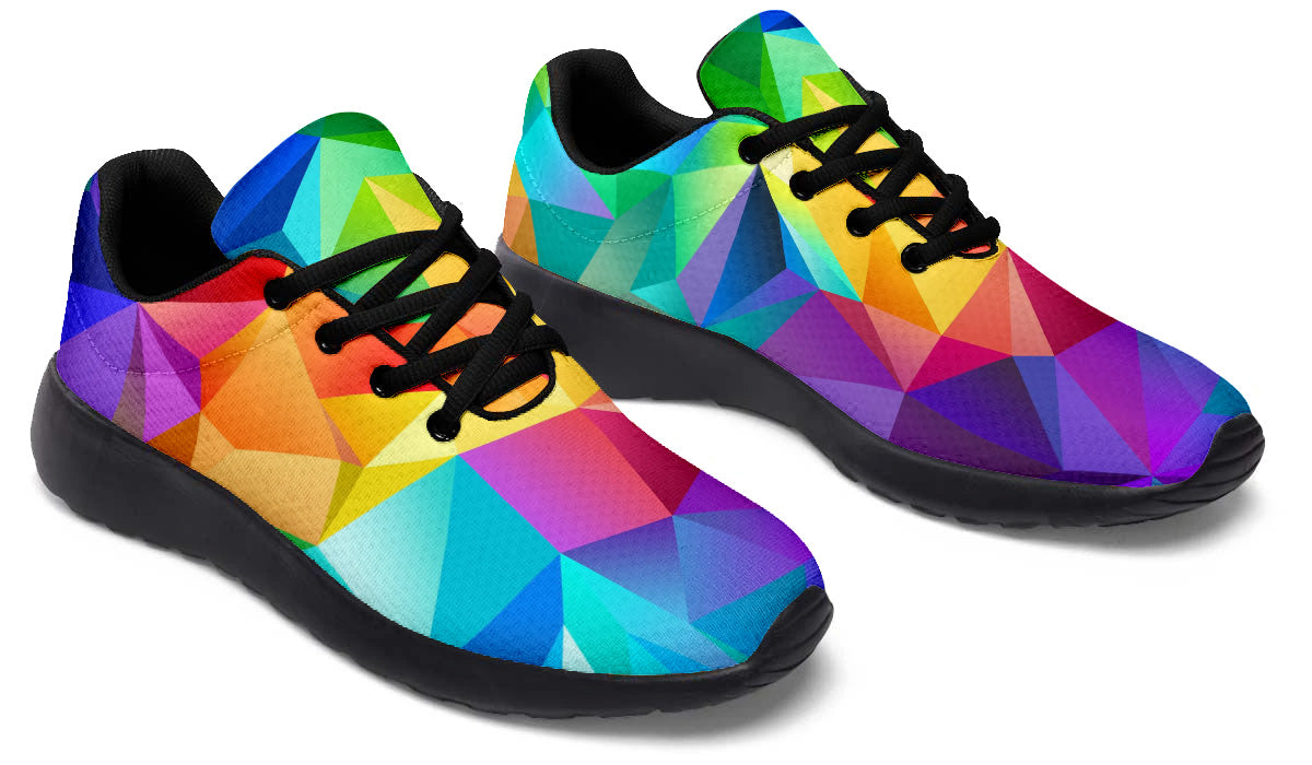 Custom Kiks Multicolor Prism Sport Shoes – Bold & Colorful Running Sneakers
