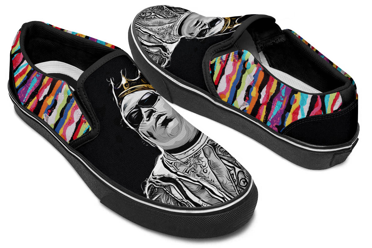 BIGGIE SMALLS SLIP ONS