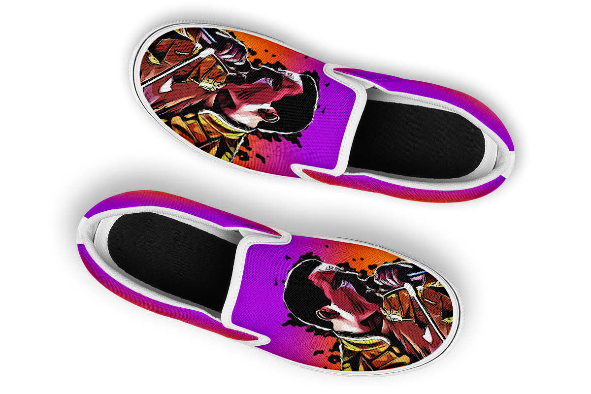 Freddie Mercury Slip Ons