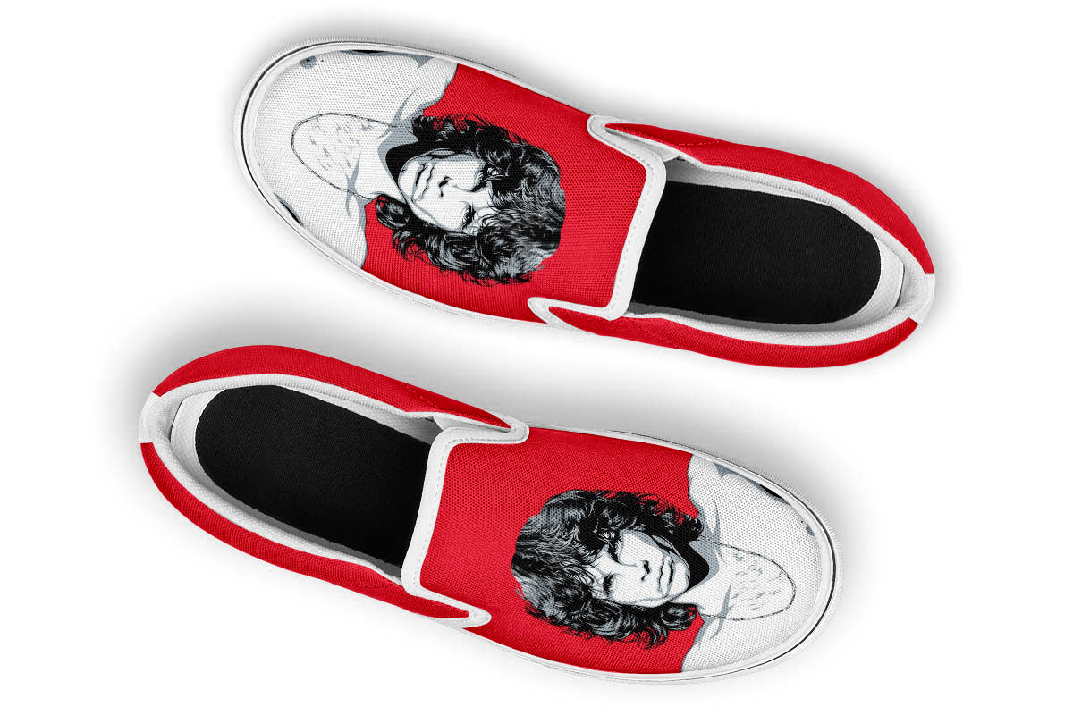 Jim Morrison Slip Ons
