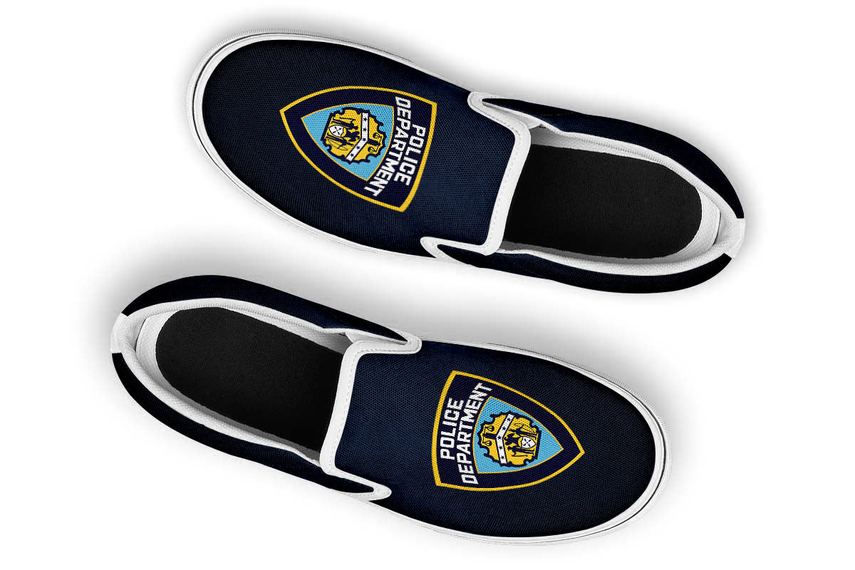 Police Slip Ons