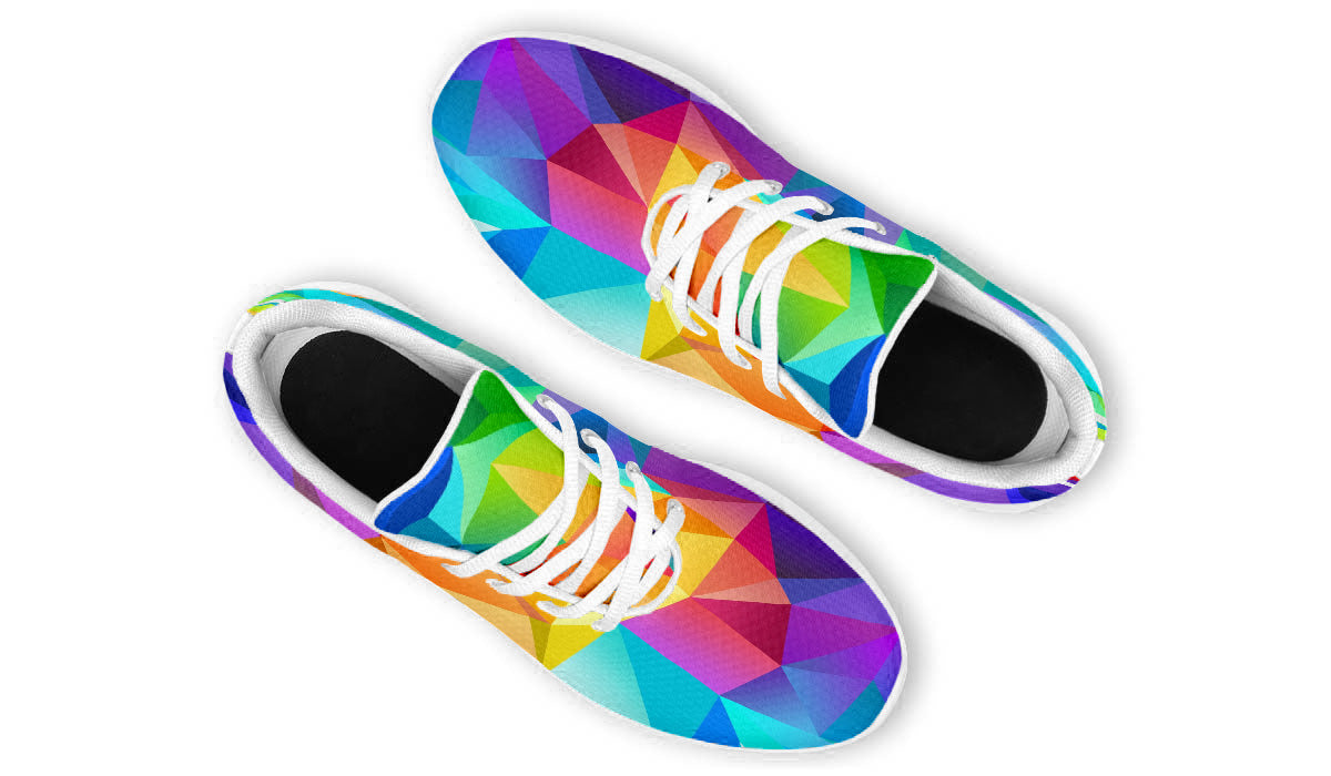 Custom Kiks Multicolor Prism Sport Shoes – Bold & Colorful Running Sneakers
