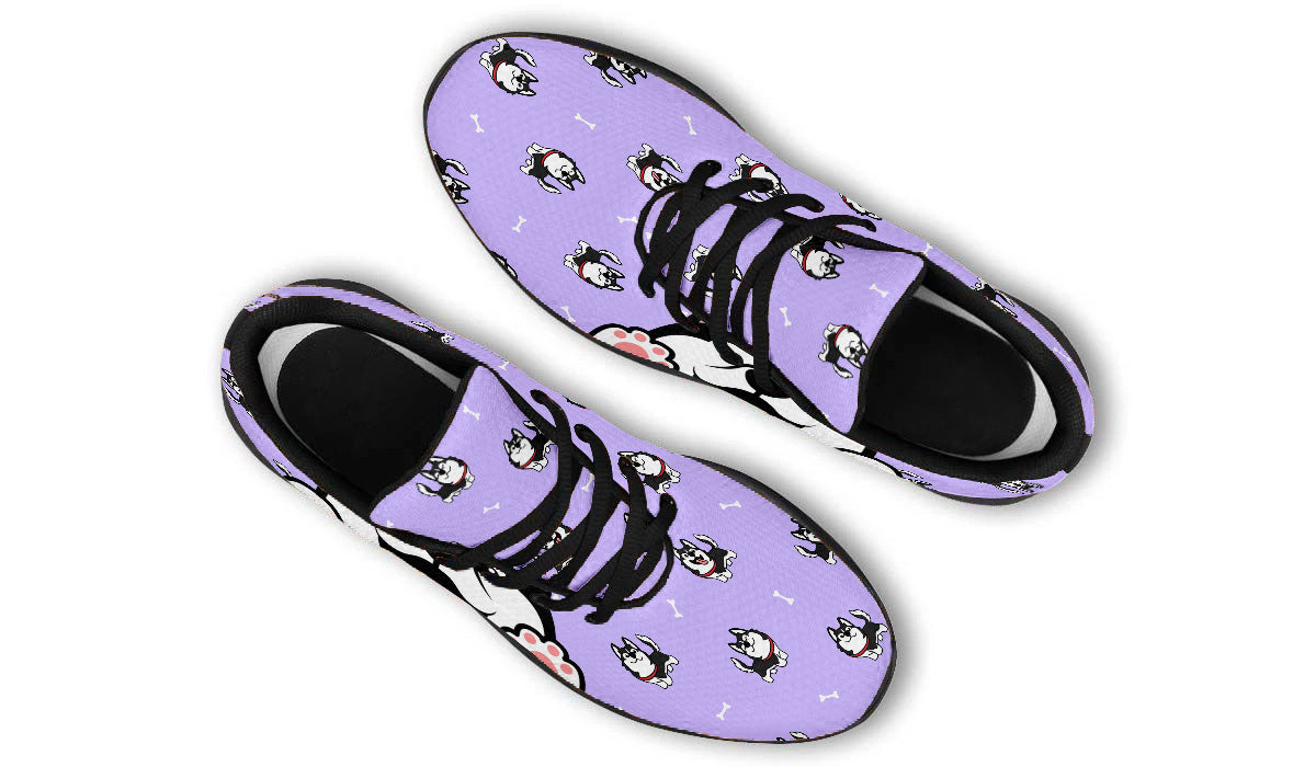 Siberian Husky Doodle Shoes