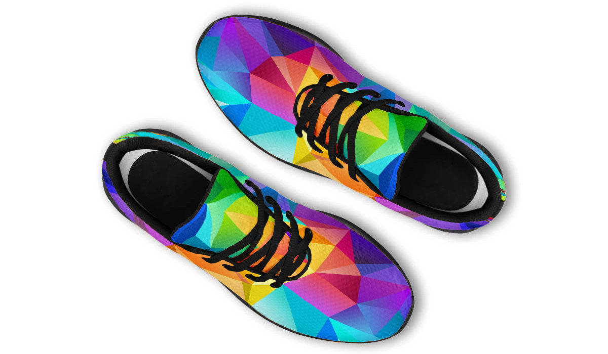 Custom Kiks Multicolor Prism Sport Shoes – Bold & Colorful Running Sneakers