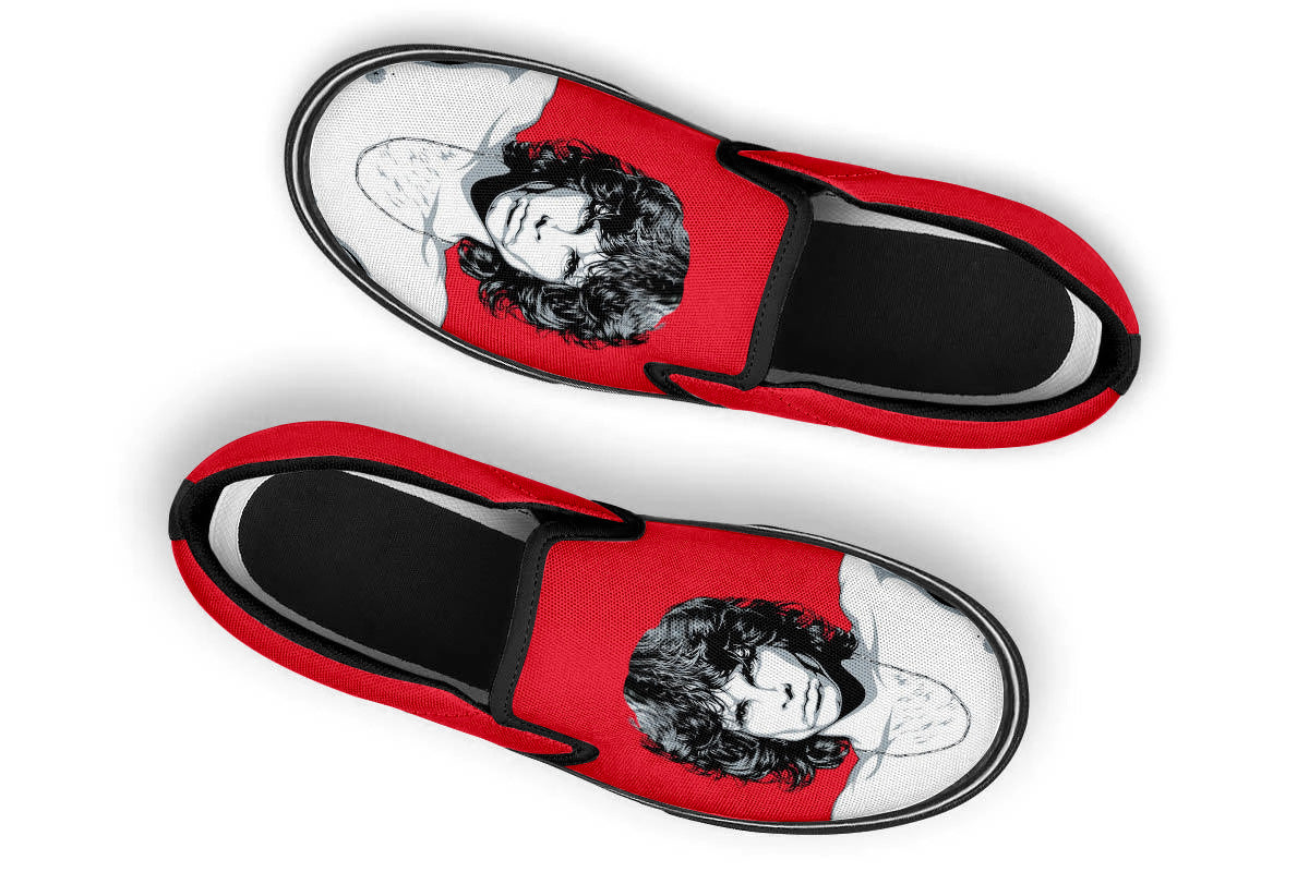 Jim Morrison Slip Ons
