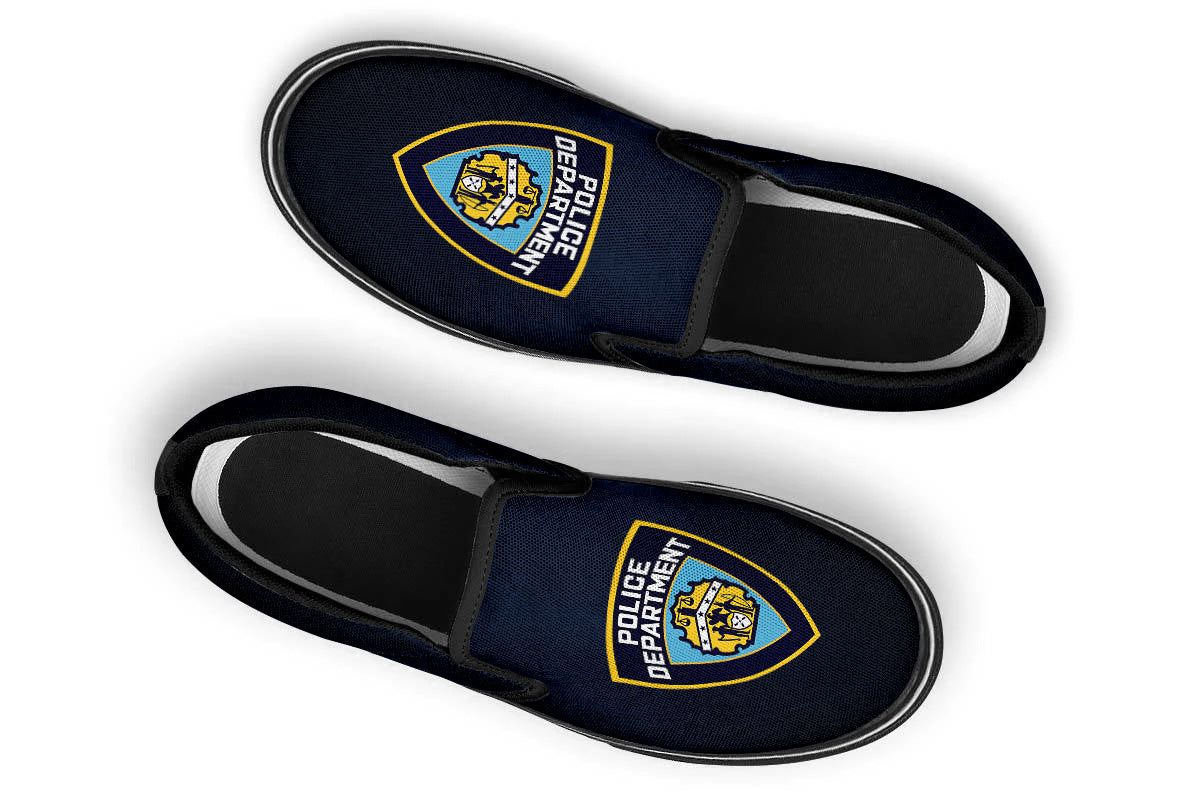 Police Slip Ons