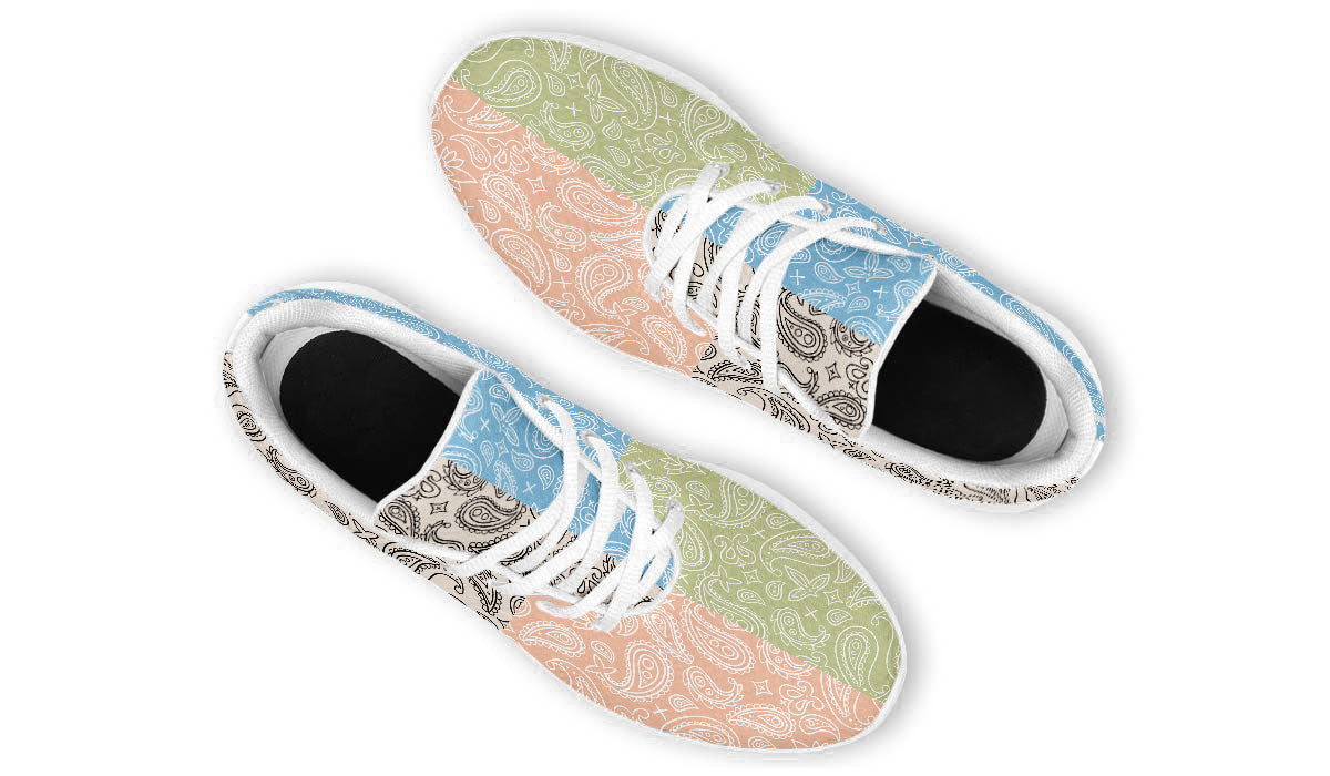 MIXED PASTEL PAISLEY SHOES