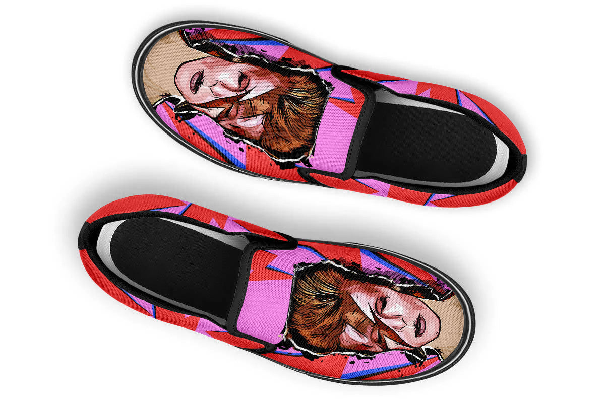 DAVID BOWIE SLIP ONS