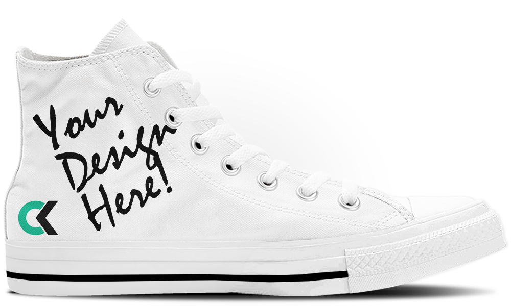 Design Your Own - White High Tops