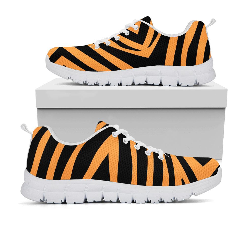 Tiger Stripe Sneakers - CustomKiks Shoes