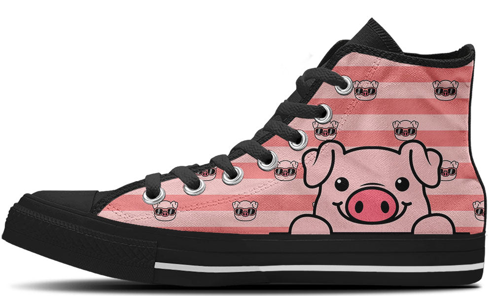 Piggy Doodle High Tops