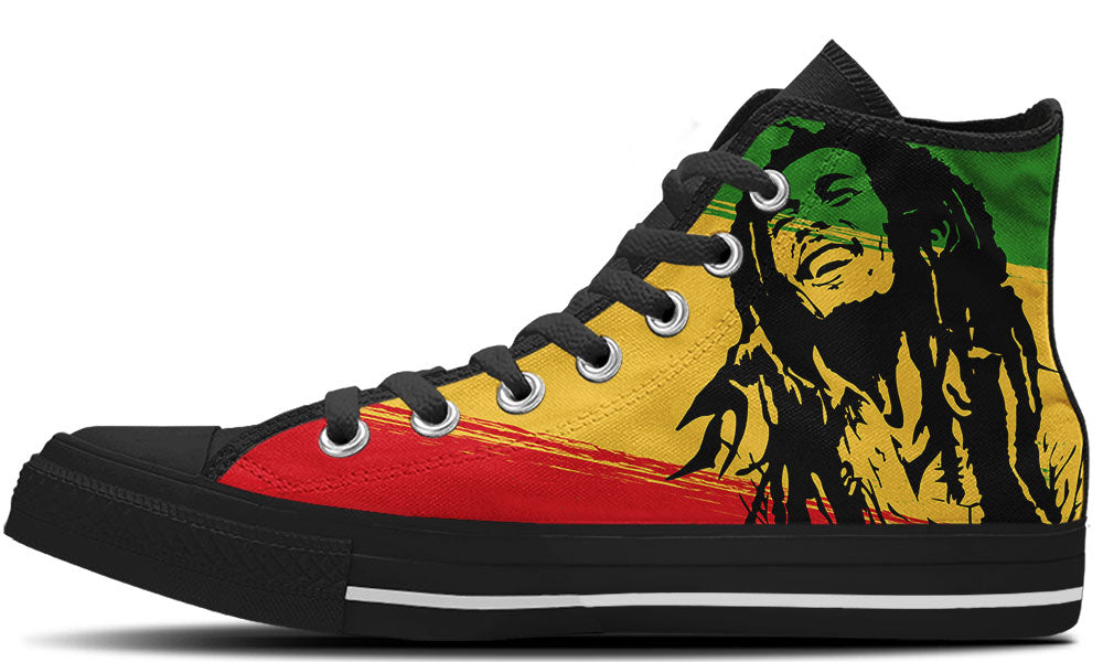BOB MARLEY HIGH TOPS