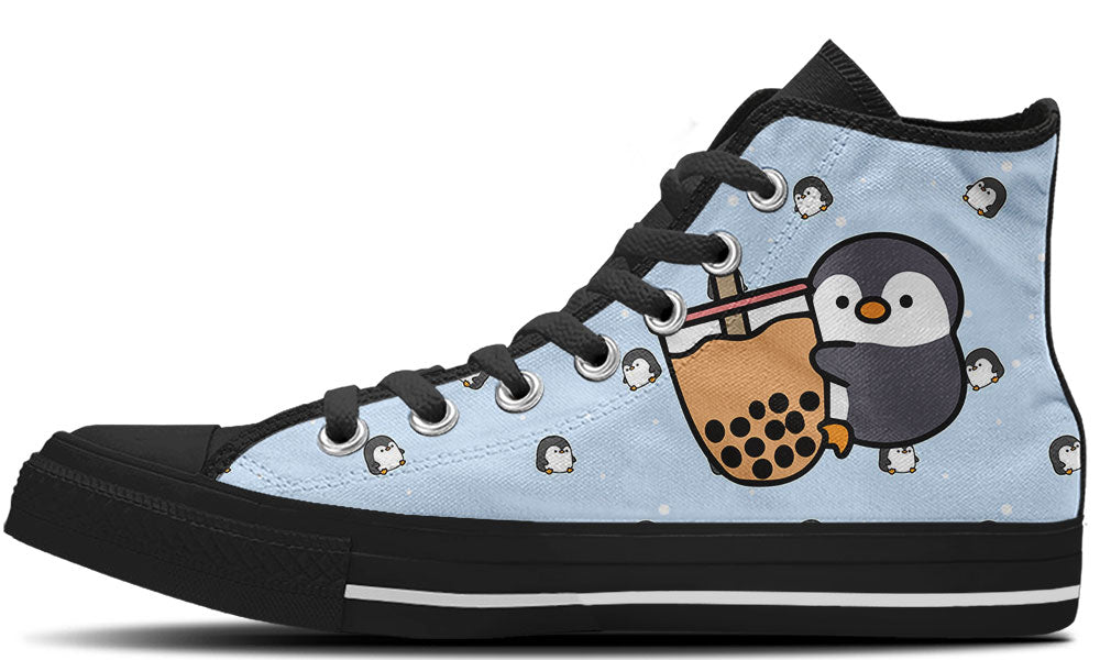 Penguin Doodle High Tops