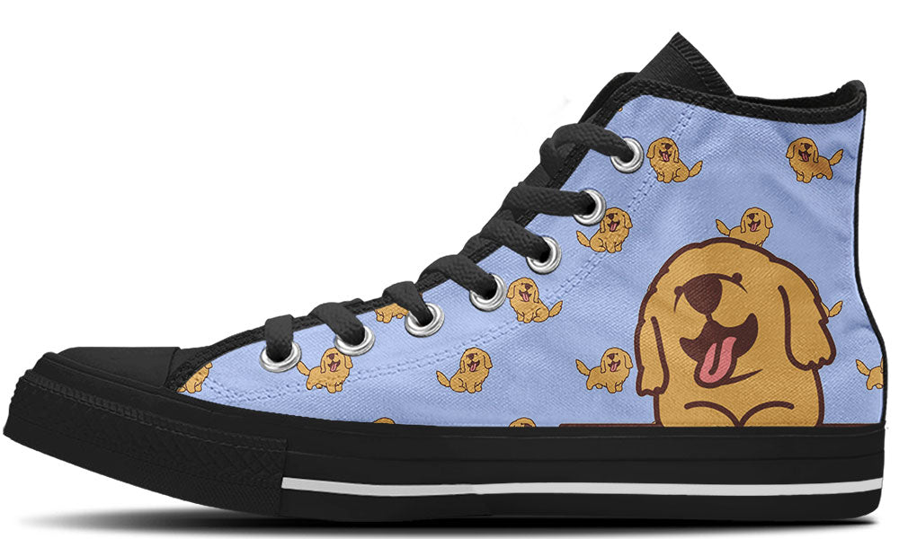 Golden Retriever Doodle High Tops