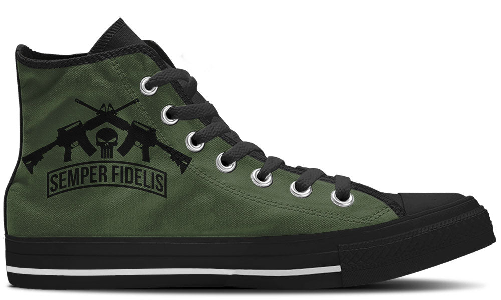 US MARINES HIGH TOPS