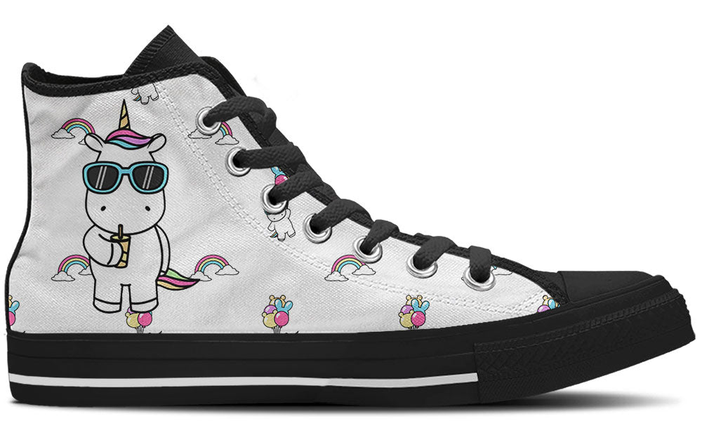 Unicorn Doodle High Tops