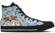 English Bulldog Doodle High Tops