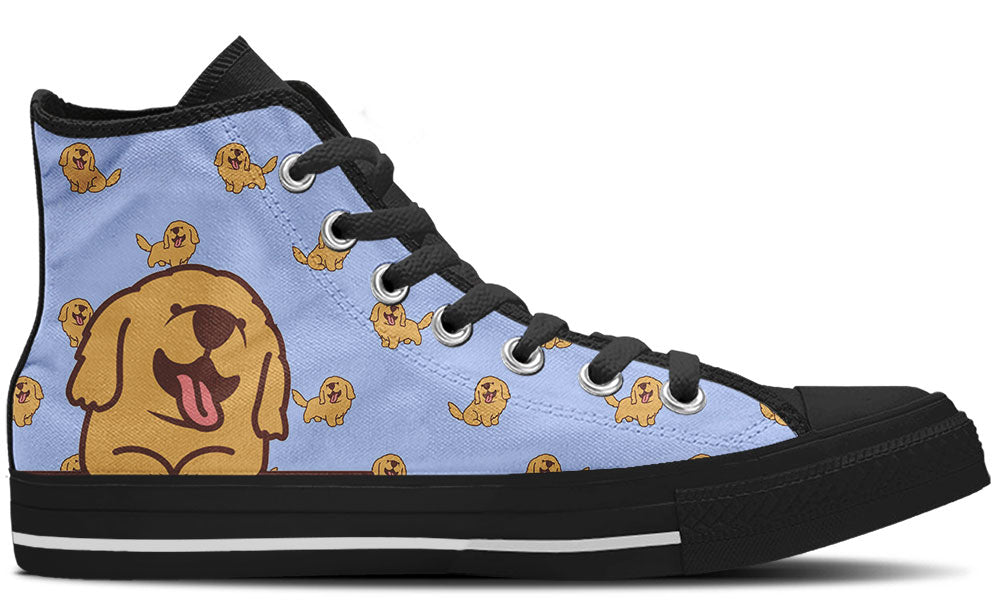 Golden Retriever Doodle High Tops