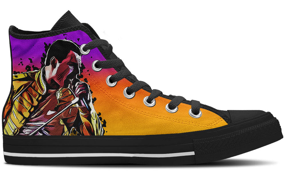 FREDDIE MERCURY HIGH TOPS