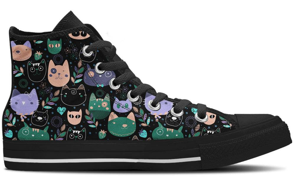 Black Kitty - CustomKiks Shoes